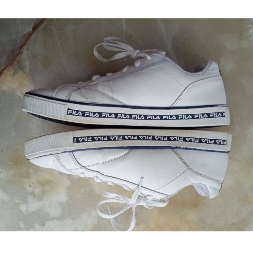FILA Men's sz. 8 Original Court Leather White Shoes